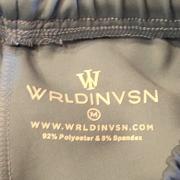 WRLDINVSN Joggers In Light Blue UNISEX SIZE MEDIUM - Picture 5 of 6